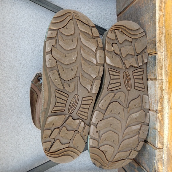 Keen Leather Boots Sheepskin Wool Lined, Mountain Backcountry Winter Snow - Picture 4 of 13